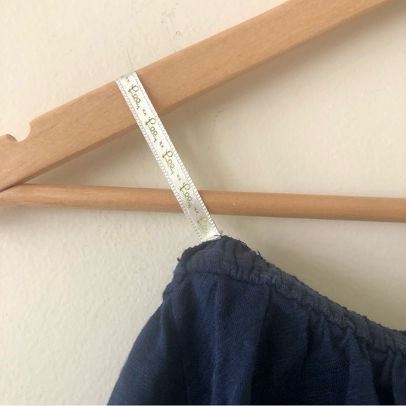 Lilly Pulitzer Wiley Ruffle Navy Blue Tube Top Size Small - Picture 3 of 8